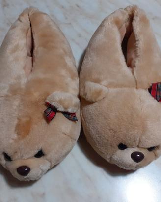 Pantofole Peluche a forma di Orsetti taglia 41/42
