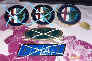 STEMMA AUTOMOBILISTICO 1 PEZZO CON SEGNI DEL TEMPO