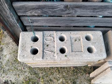 Blocchi di cemento per recinzione