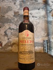 Vino Chianti Castello di Meleto 1969