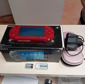 Sony Playstation portable PSP rossa RR radiante