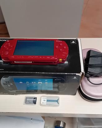 Sony Playstation portable PSP rossa RR radiante
