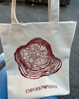 Bag red Armani limited edition X Forestami Milano 