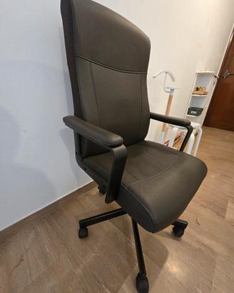 Sedia da ufficio marrone/scuro/nero