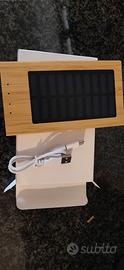 caricabatteria solare Powerbank NUOVO