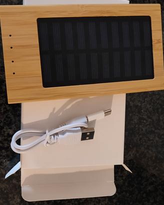 caricabatteria solare Powerbank NUOVO