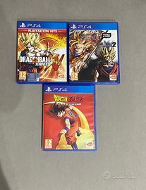Saga giochi Dragonball ps4 come nuovi