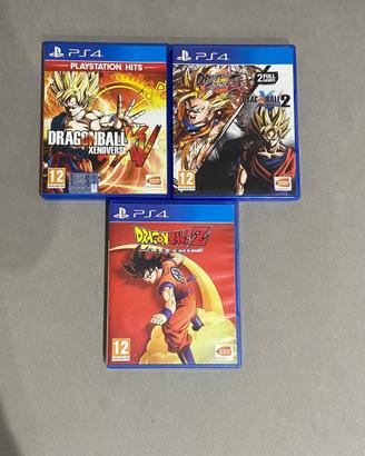Saga giochi Dragonball ps4 come nuovi