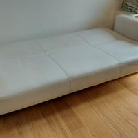 Divano letto in pelle a 4 posti