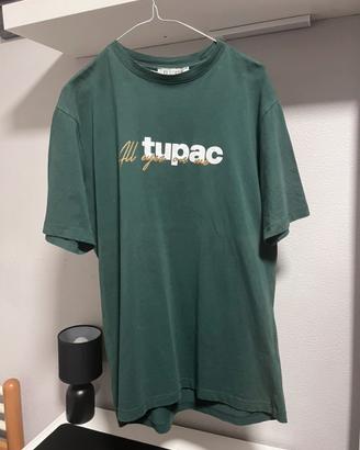 Maglietta verde tupac