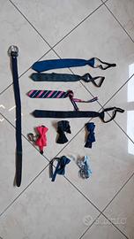 Cravatte papillon e cintura per bambini