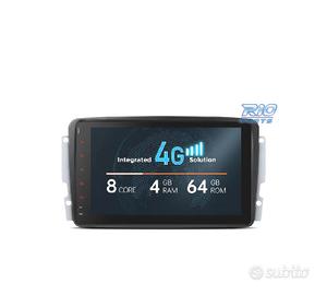 RADIO GPS ANDROID 13 PER MERCEDES CLASSE A C CLK G