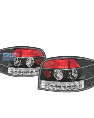 FANALI PER AUDI A3 8P 03-08 LED SFONDO NERO