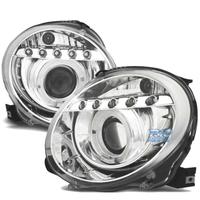 FARI FIAT 500 07-15 LUCE DIURNA OCCHI ANGEL FONDO 