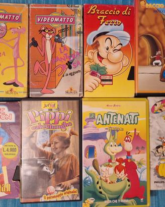 videocassette cartoni animati