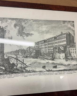 Quadro stampa”Veduta del Porto di ripa grande “