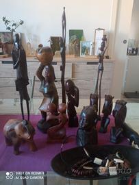 Sculture in legno arte africana 