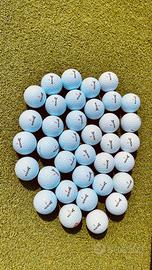 Raccoglitore Clikka Tube + 36 palline golf Srixon