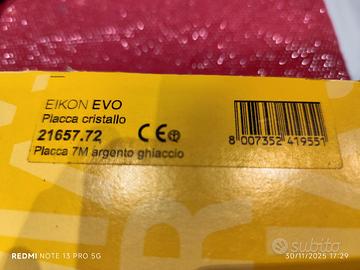 placche in cristallo Vimar serie 21657.72