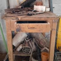 banco da lavoro vintage 