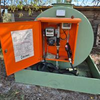 N.2 cisterne per gasolio complete di pompa e p