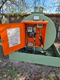 N.2 cisterne per gasolio complete di pompa e p