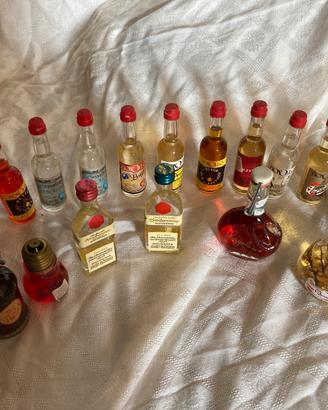 Bottigliette di liquore da collezionismo