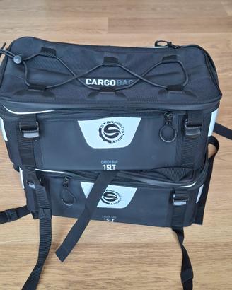 Borse  15 l per moto. Espandibili.