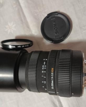 SIGMA DC 55-200 HSM per Nikon