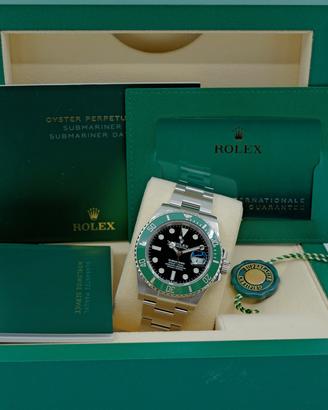 ROLEX SUBMARINER 126610LV STARBUCKS PARI NUOVO 