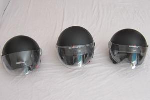 caschi  jet marca Scotland  mod 10004 flash c-NERO