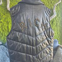 giubbino moto smanicato vera pelle Richmond 52/54 