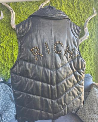 giubbino moto smanicato vera pelle Richmond 52/54 