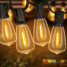 Catena Luminosa Esterno 30 Metri con 50+2 ST38 Vin