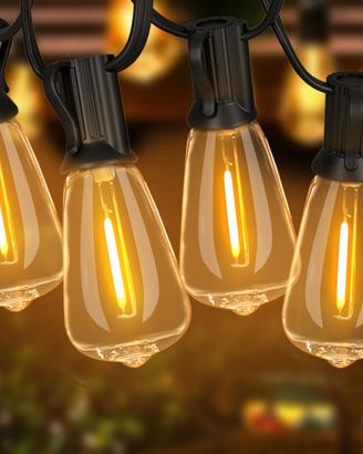 Catena Luminosa Esterno 30 Metri con 50+2 ST38 Vin