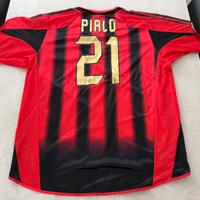 Maglia Milan gara autografata da Pirlo