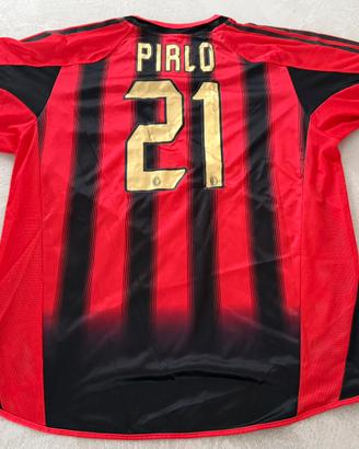 Maglia Milan gara autografata da Pirlo