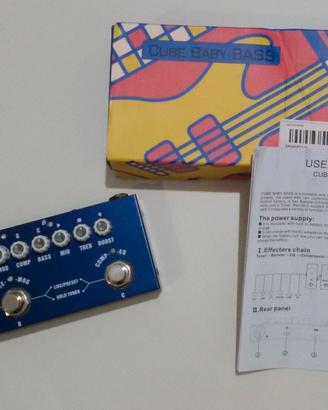 M-VAVE CUBE BABY BASS - PEDALIERA MULTI-Fx PER BAS