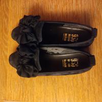 ballerine con fiocco blu