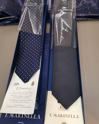 E. MARINELLA - CRAVATTE SARTORIALI IN SETA PURA 