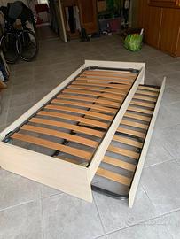 LETTO SINGOLO CON LETTO ESTRAIBILE