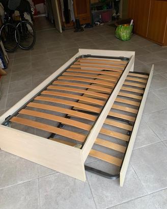 LETTO SINGOLO CON LETTO ESTRAIBILE