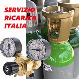 Bombola argon 14 litri con riduttore di pressione - Giardino e Fai da te In  vendita a Roma