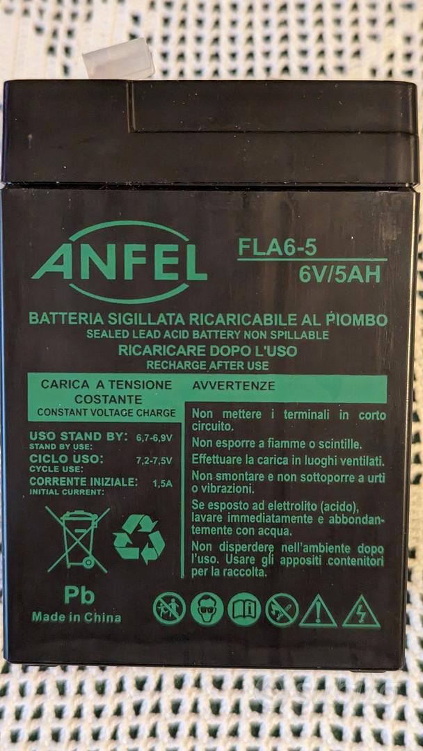 Batteria ricaricabile piombo 6v - Elettrodomestici In vendita a Roma