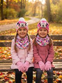 Set Invernale Minnie Mouse Disney NUOVO 3pz