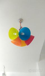 lampadario colorato