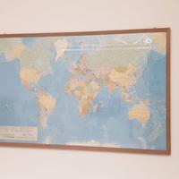 Quadro cartina geografica