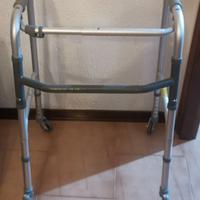 Deambulatore alluminio regolabile E richiudibile