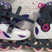 Roller bambino PLAY5 grigio chiaro DECATHLON