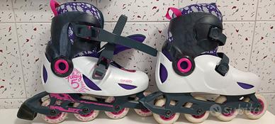 Roller bambino PLAY5 grigio chiaro DECATHLON